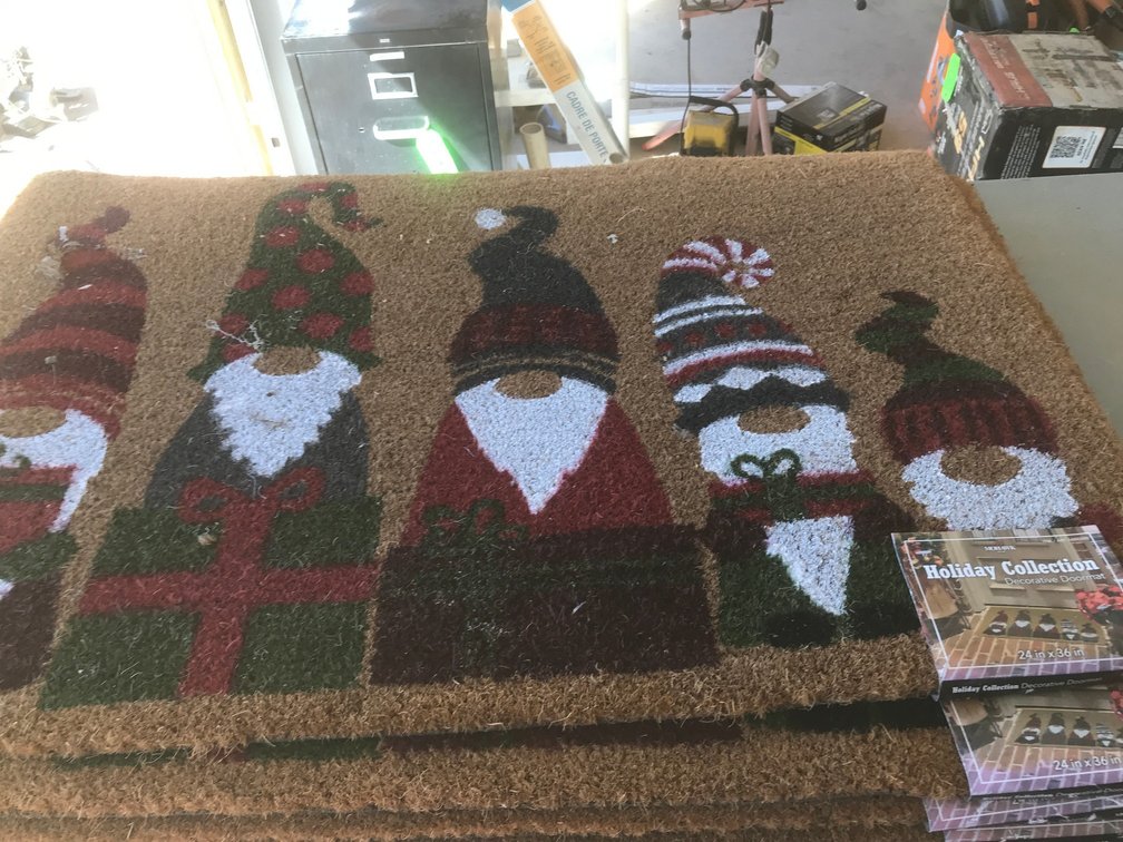 5 Holiday Collection decorative doormats-24" x 36"