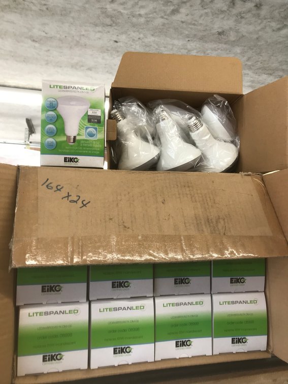 Box of Litespan-LED bulbs