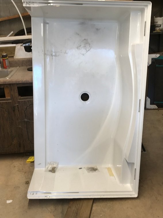 3'x5' bottom shower insert**surround not included**