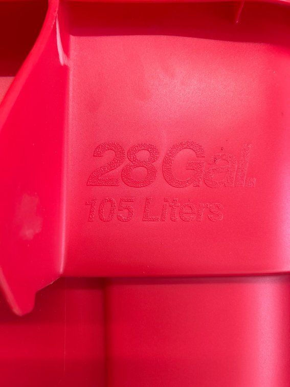 Two Rubbermaid Containers
