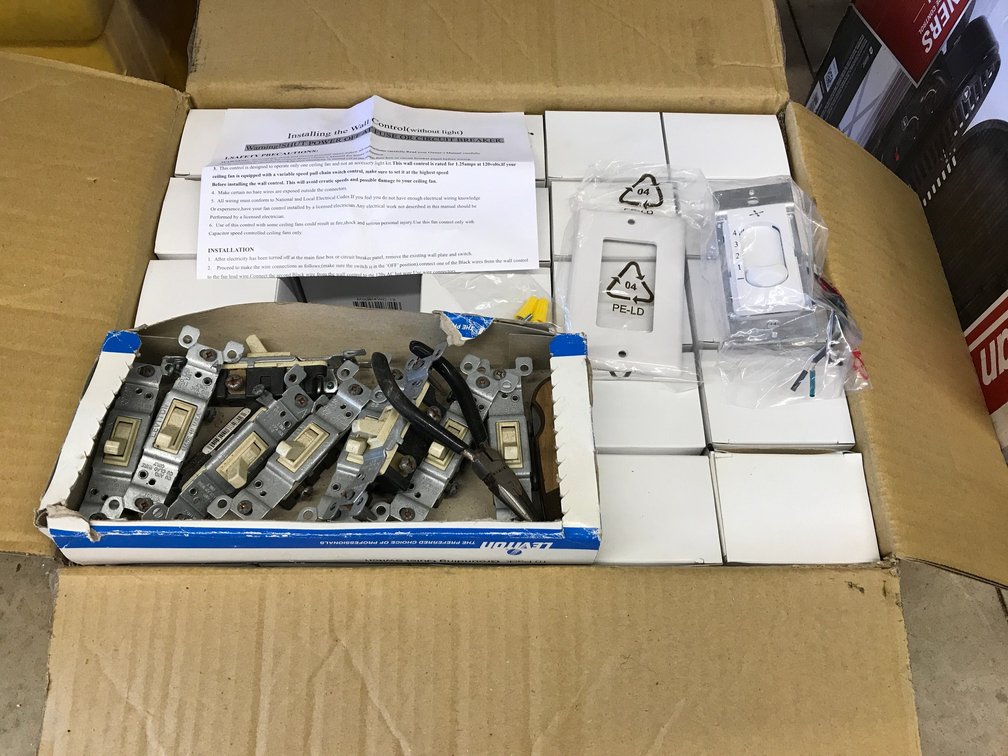 50-4 speed fan control switches