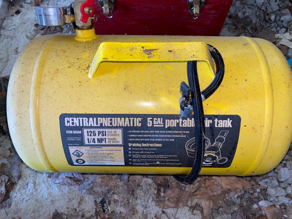 Portable Air Tank and Air Hose