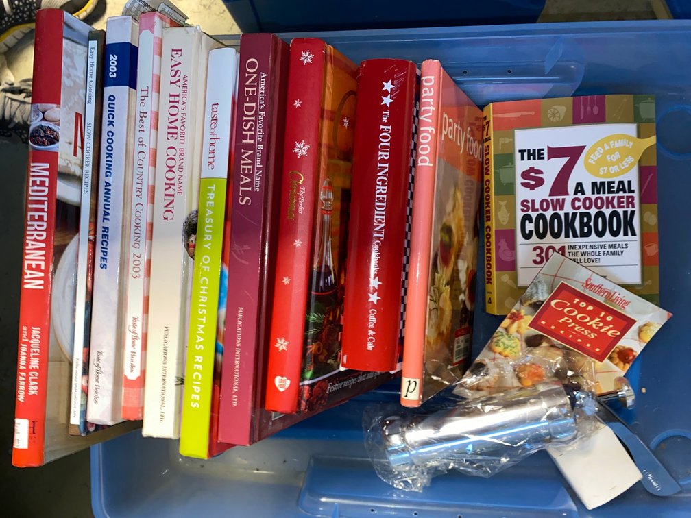 Cookbooks and Cookie Press