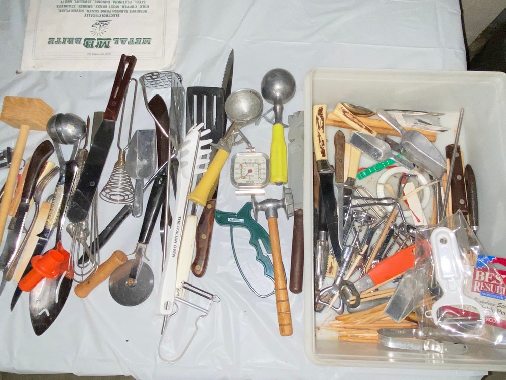 Kitchen Utensils, Cutlery, Meat Mallet, Whisks, and More