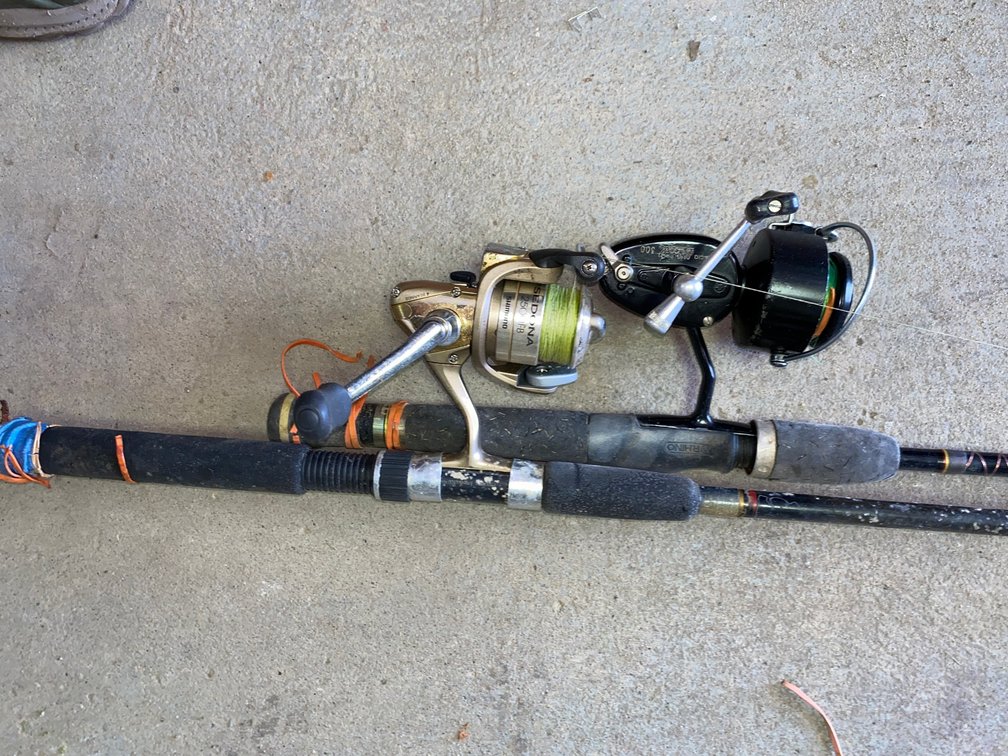 2 Fishing Rod and Reel Combos