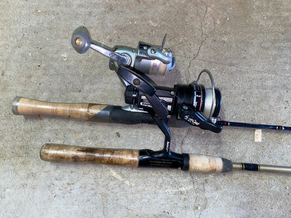 2 Fishing Rods with Spinning Reels