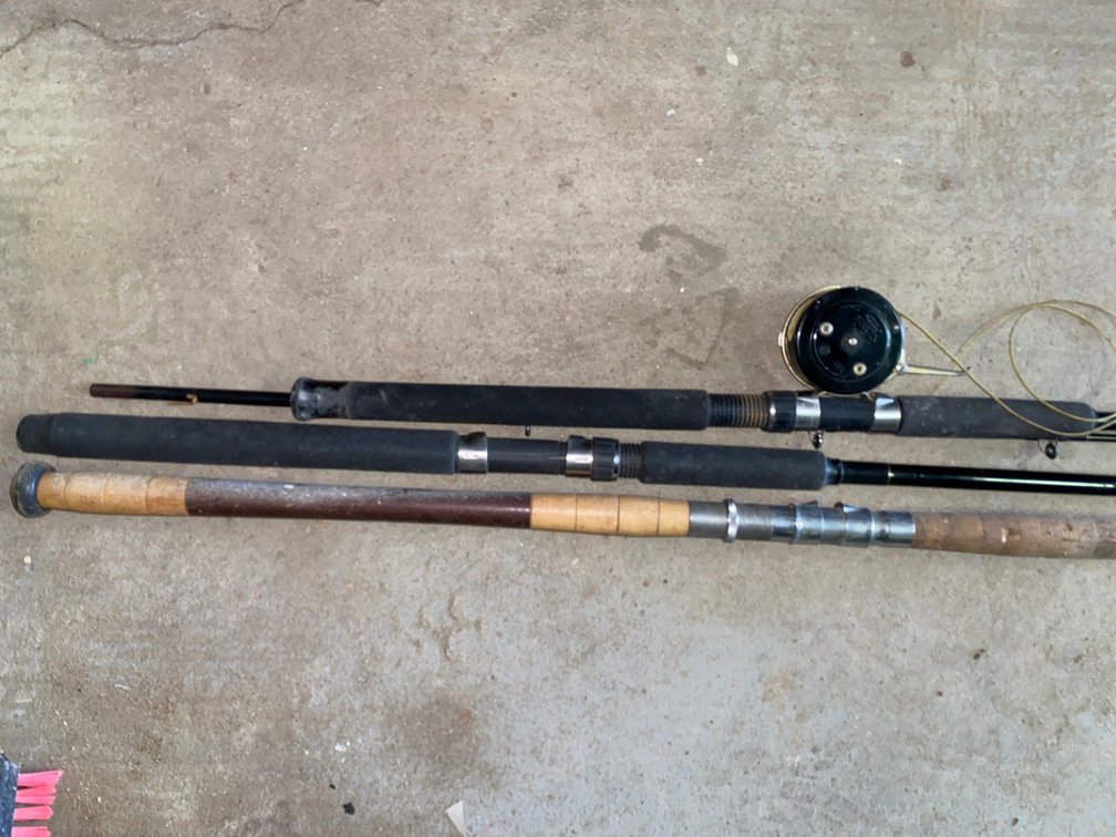 Fishing Rod Sections and Fly Reel