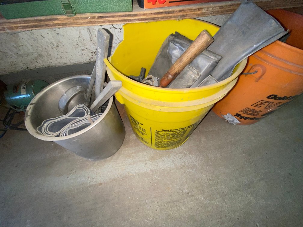 Electric Motor, Sheet Lead, Tools, and Hardware