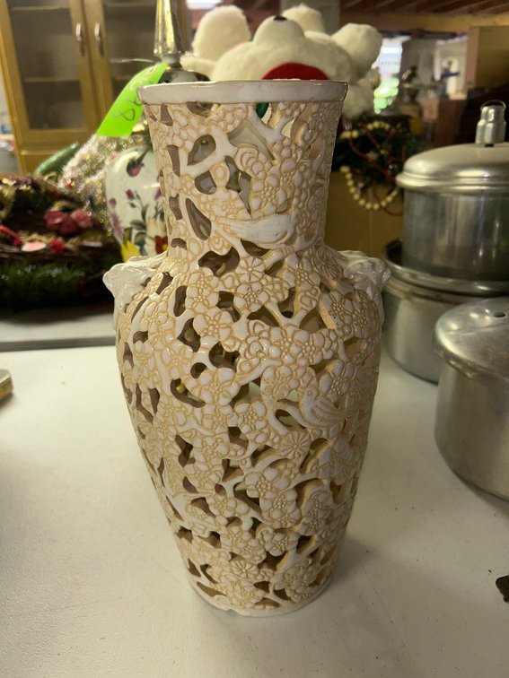 Perforated vase
