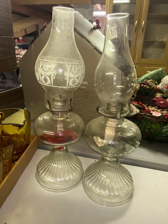 2 Oil lamps