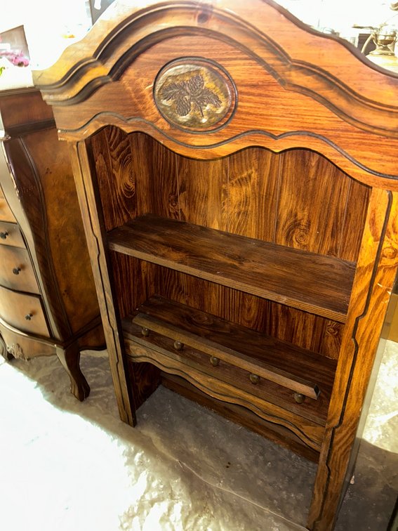Small tabletop hutch