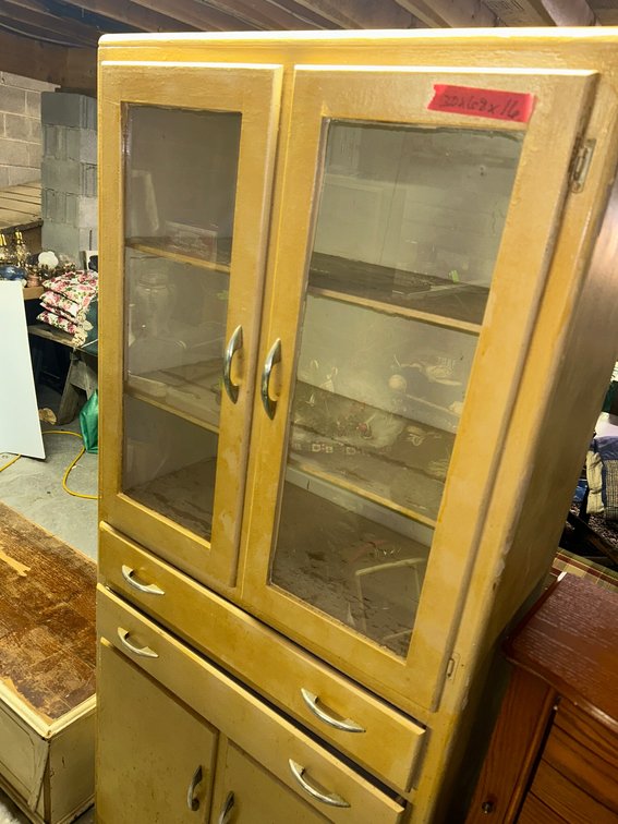 Vintage kitchen cabinet