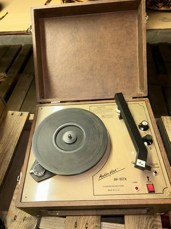 Classroom record player