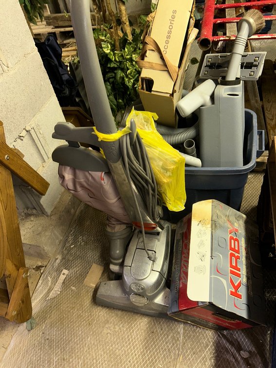 Kirby vacuum with accessories