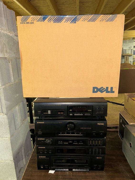 Older Pioneer stereo equipment
