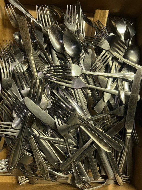 Collection of flatware