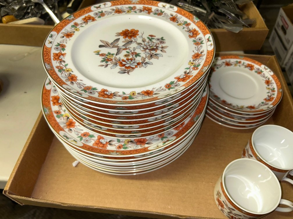 Pieces of Mottahedeh China from Portugal-incomplete set