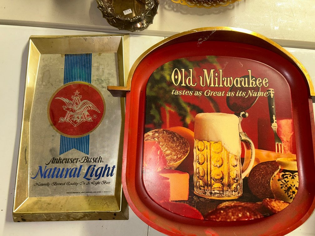 Old Milwaukee, Anheuser Bush Natural Light advertising signs