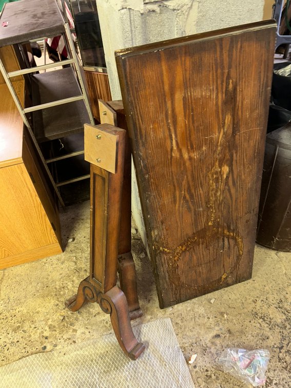 2 Legged hall table
