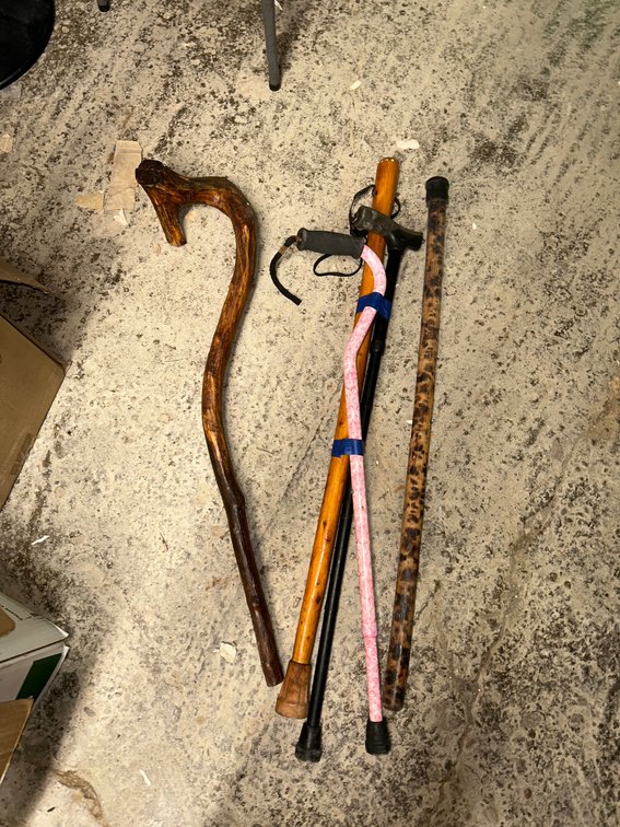 Lot of canes