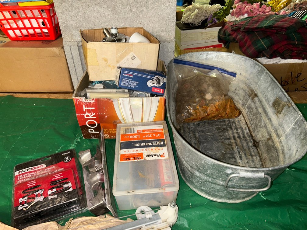 Lot of plumbing supplies