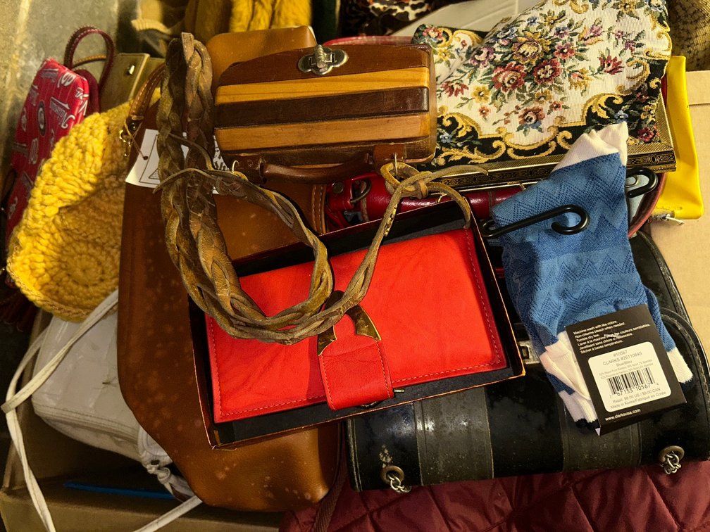 Ladies purses, socks