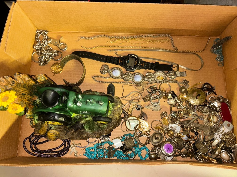 Costume jewelry and watches