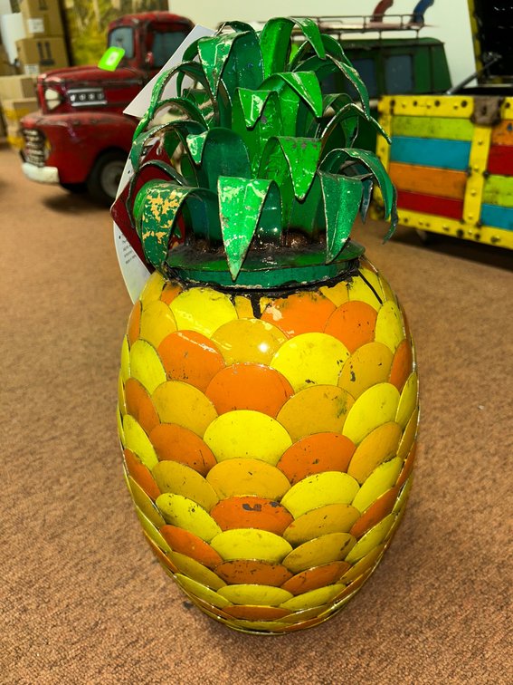 Outdoor art-Think Outside Brand, Chilled Pineapple-model #E40301-cold drink cooler