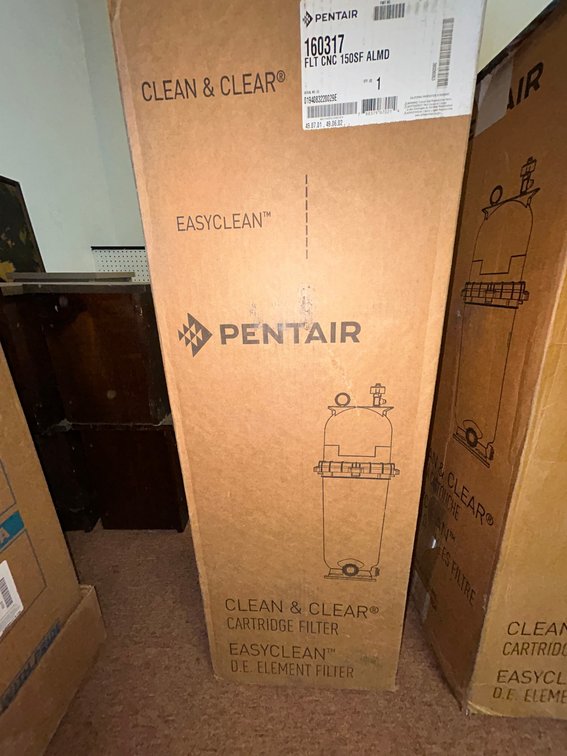 Pentair Clean & Clear cartridge filter-150 square foot-model #160317