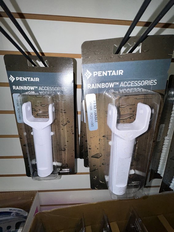 Pentair Rainbow model #192 snap adapt with 1 3/4" pin-product #R201490-total of 9