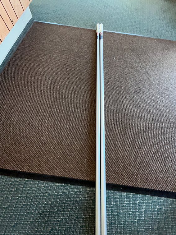 Skimlite aluminum telescopic pole-nylon outside lock-8'5" to 15'10"-model #5008-made in USA-total of 2