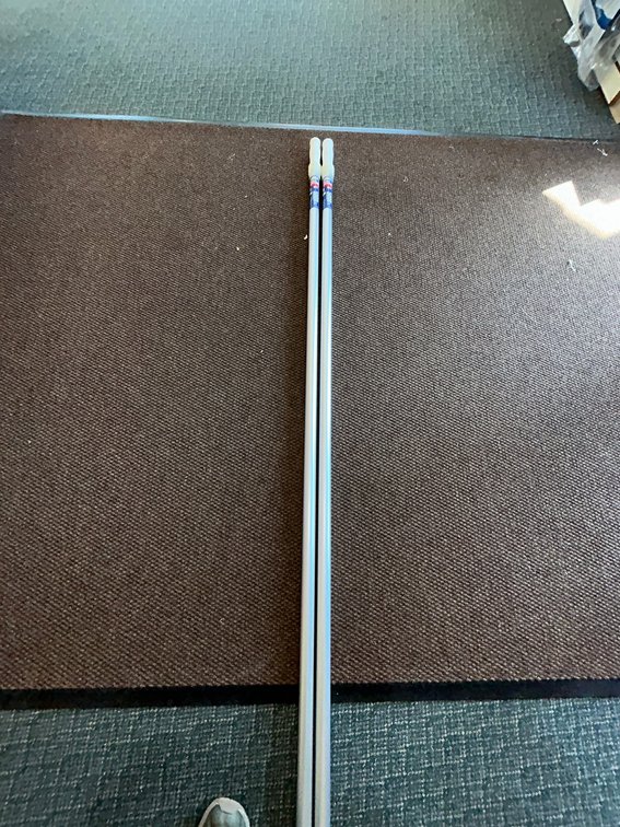 Skimlite aluminum telescopic pole-nylon outside lock-8'5" to 15'10"-model #5008-made in USA-total of 2