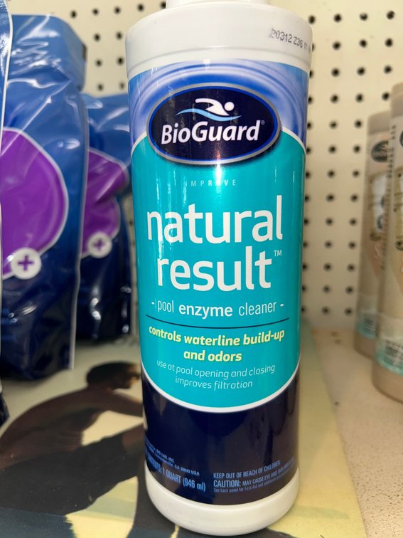 BioGuard Natural Result pool enzyme cleaner-1 quart bottle-total of 4