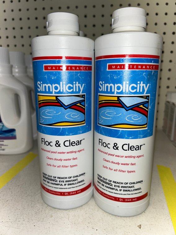 Simplicity Floc & Clear-1 quart bottle-total of 10