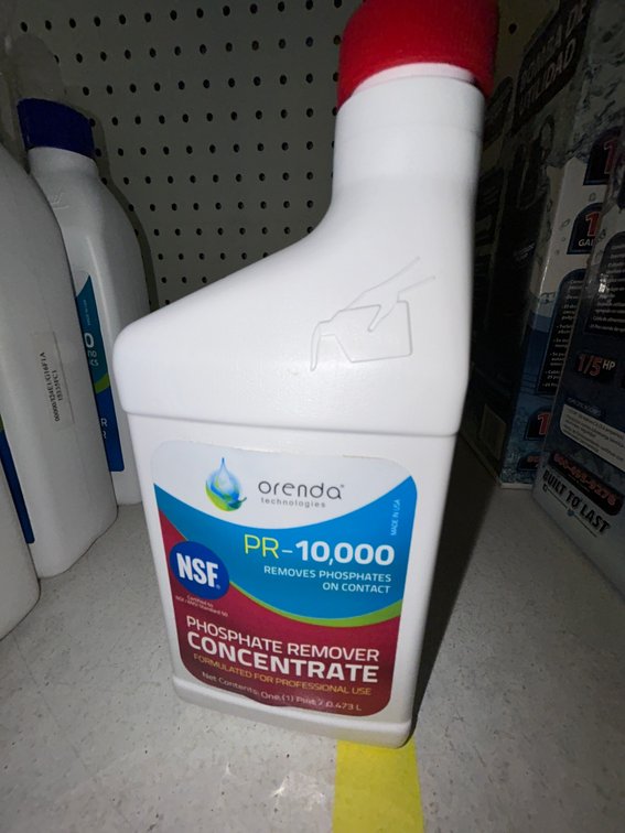 Orenda PR10000 phosphate remover concentrate-1 pint size-total of 2