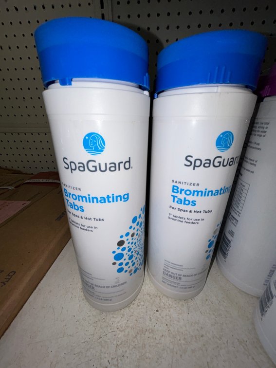 Spa Guard Brominating Tabs-1 1/2 pound size-total of 10