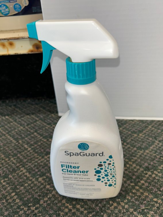 SpaGuard filter cleaner-1 quart size-total of 7