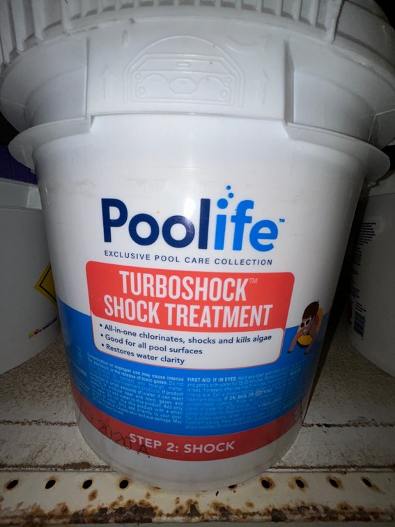 Poolife TurboShock shock treatment-25 pound bucket-total of 2