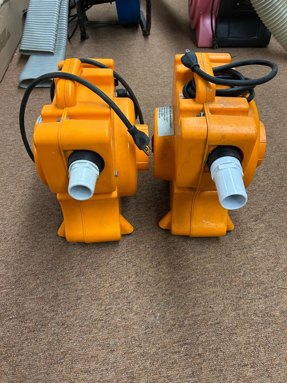 2 Ground winterizing blowers-used and do work