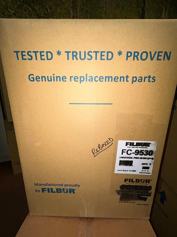 DE grids Filbur FC9530 universal pro 36 square foot kit-7 full and 1 partial-for FNS36 plus Hayward-has been reboxed