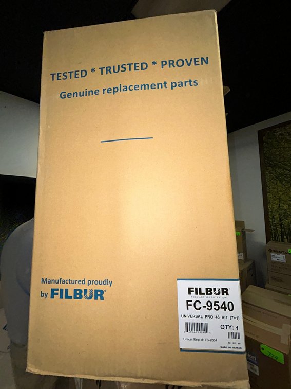 DE grids Filbur FC9540 Universal pro 48 square foot kit, 7 full and 1 partial-for FNS48 Hayward