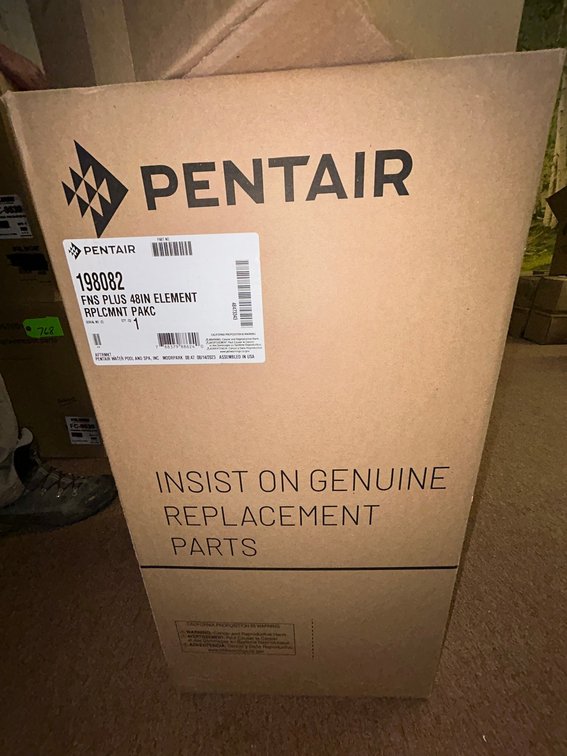 DE grids Pentair #198082 FNS Plus, 48" replacement pack-7 full, 1 partial-for FNS48 plus Hayward