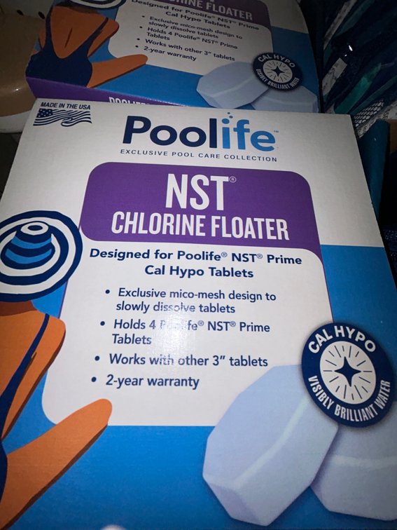 Poolife NST chlorine floater-quantity 2