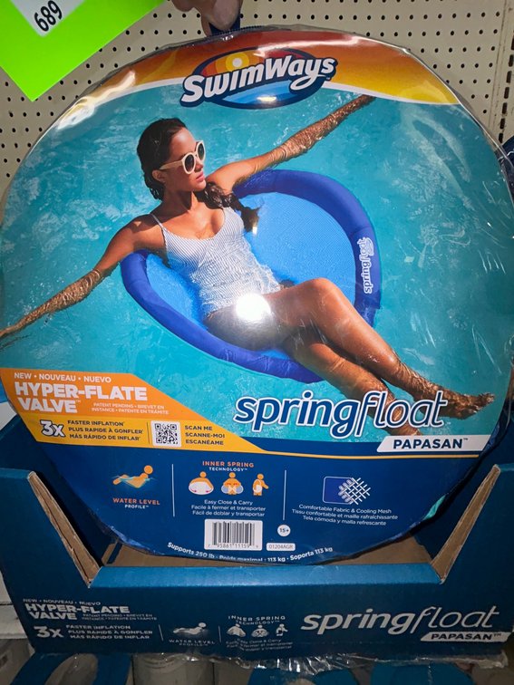 SwimWays spring float seat-quantity 9