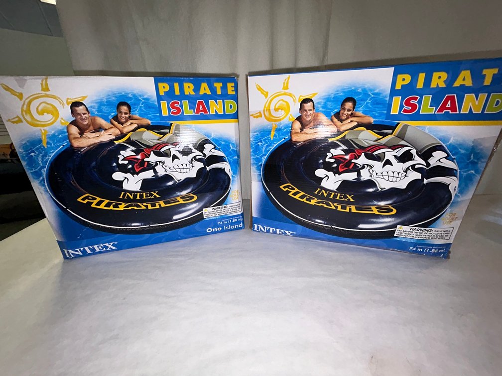 Intex Pirate Island raft-74"-quantity 2