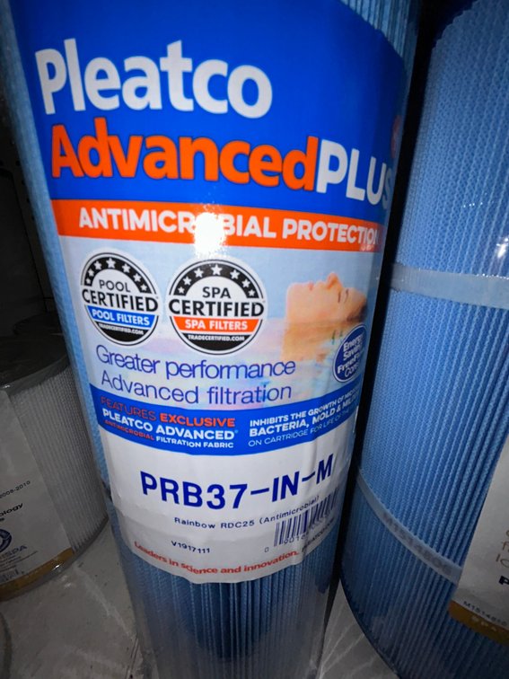 Pleatco Advanced Plus PRB37-IN-M cartridge filter-quantity 1