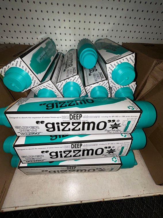 Gizzmo Deep skimmer winterizing freeze expansion unit-quantity 18