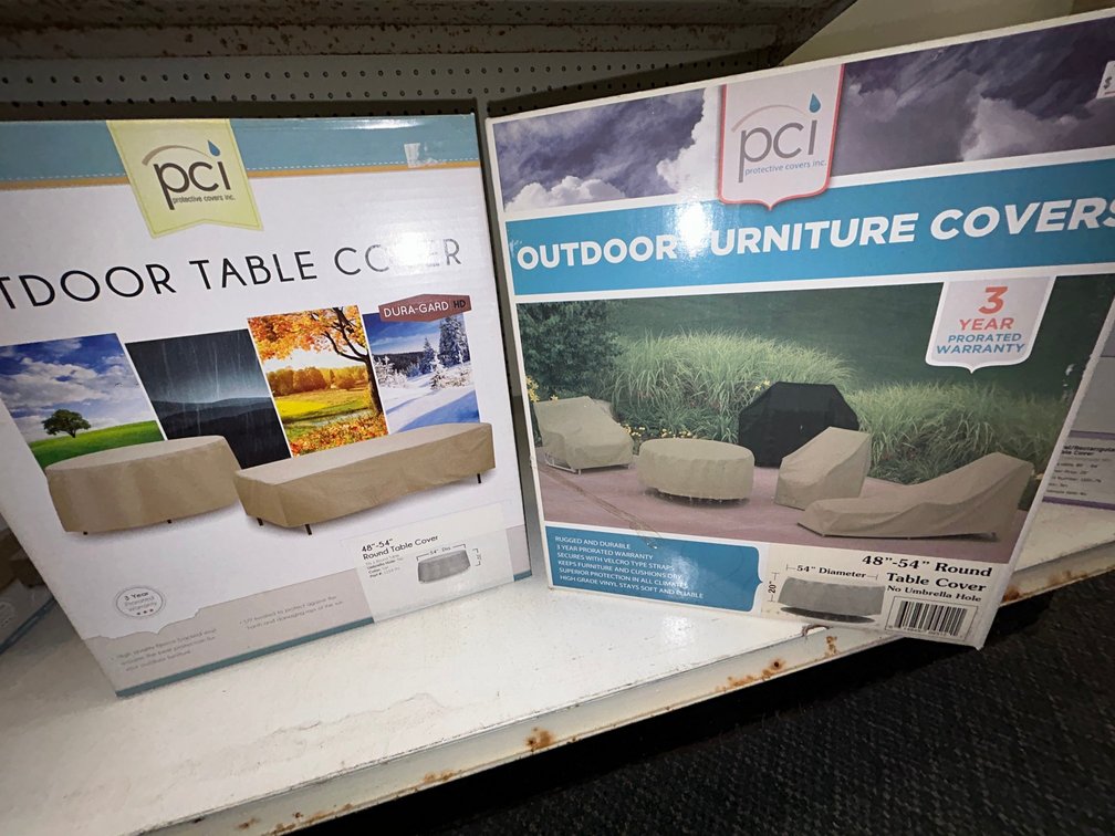 PCI 48"-54" round table cover-tan-model #1154-TN-quantity 2