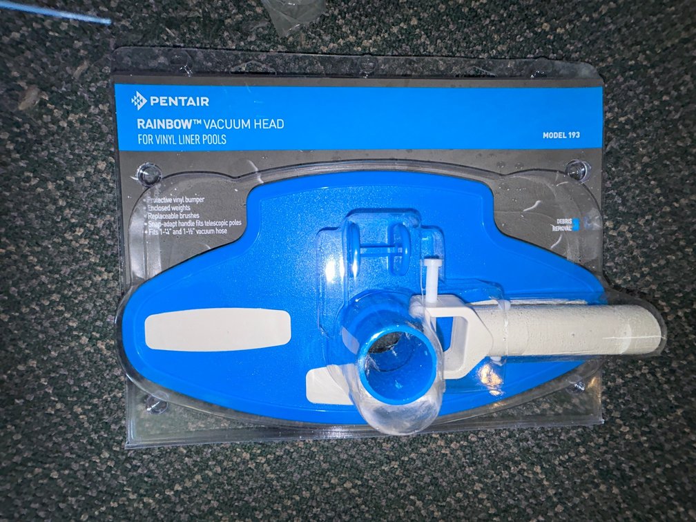 Pentair Rainbow vinyl liner vacuum-model #193, product #R201350-total of 4