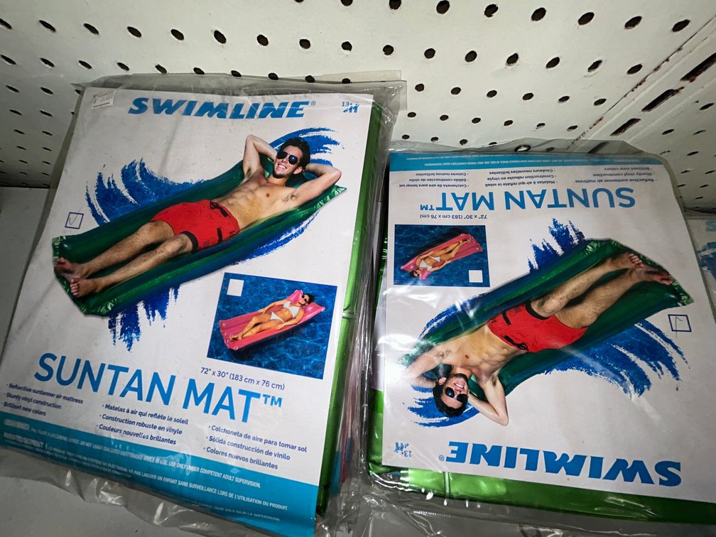 Swimline suntan mat-72"x30"-quantity 13